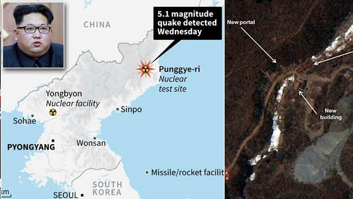 Korea Utara Klaim Berhasil Uji Coba Bom Hidrogen